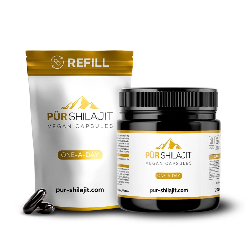 Pür Shilajit Daily Drive — 30-day supply bottle