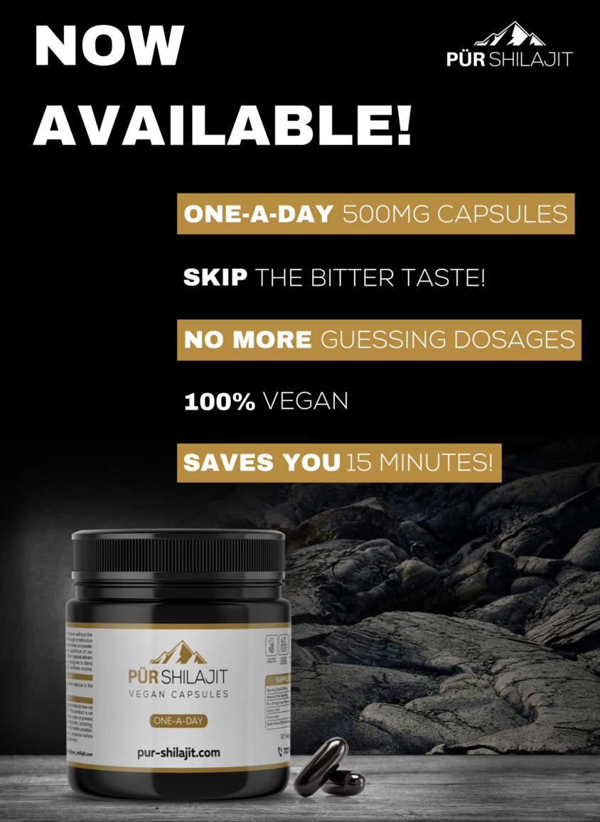 Pür Shilajit Daily Drive — one a day for energy and mineral support