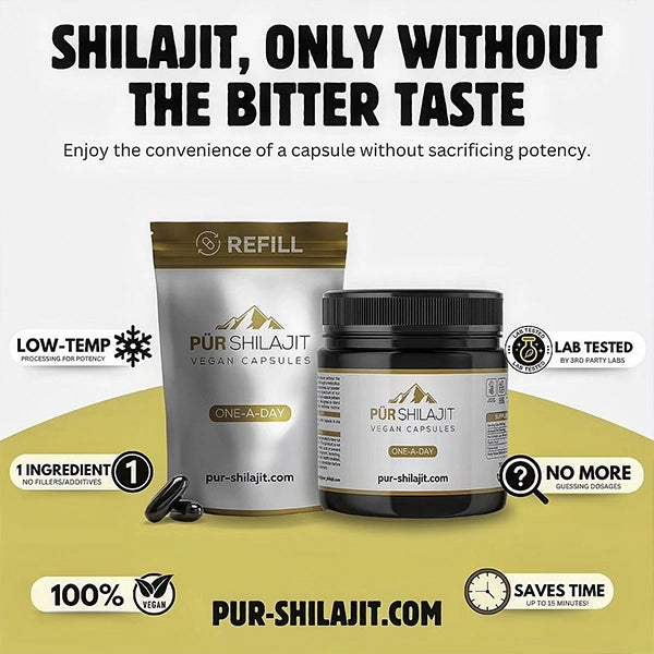 Pür Shilajit Vegan Capsules