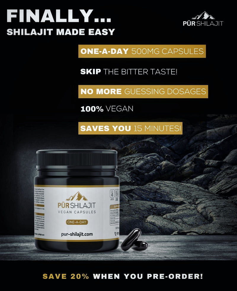 Pür Shilajit Vegan Capsules